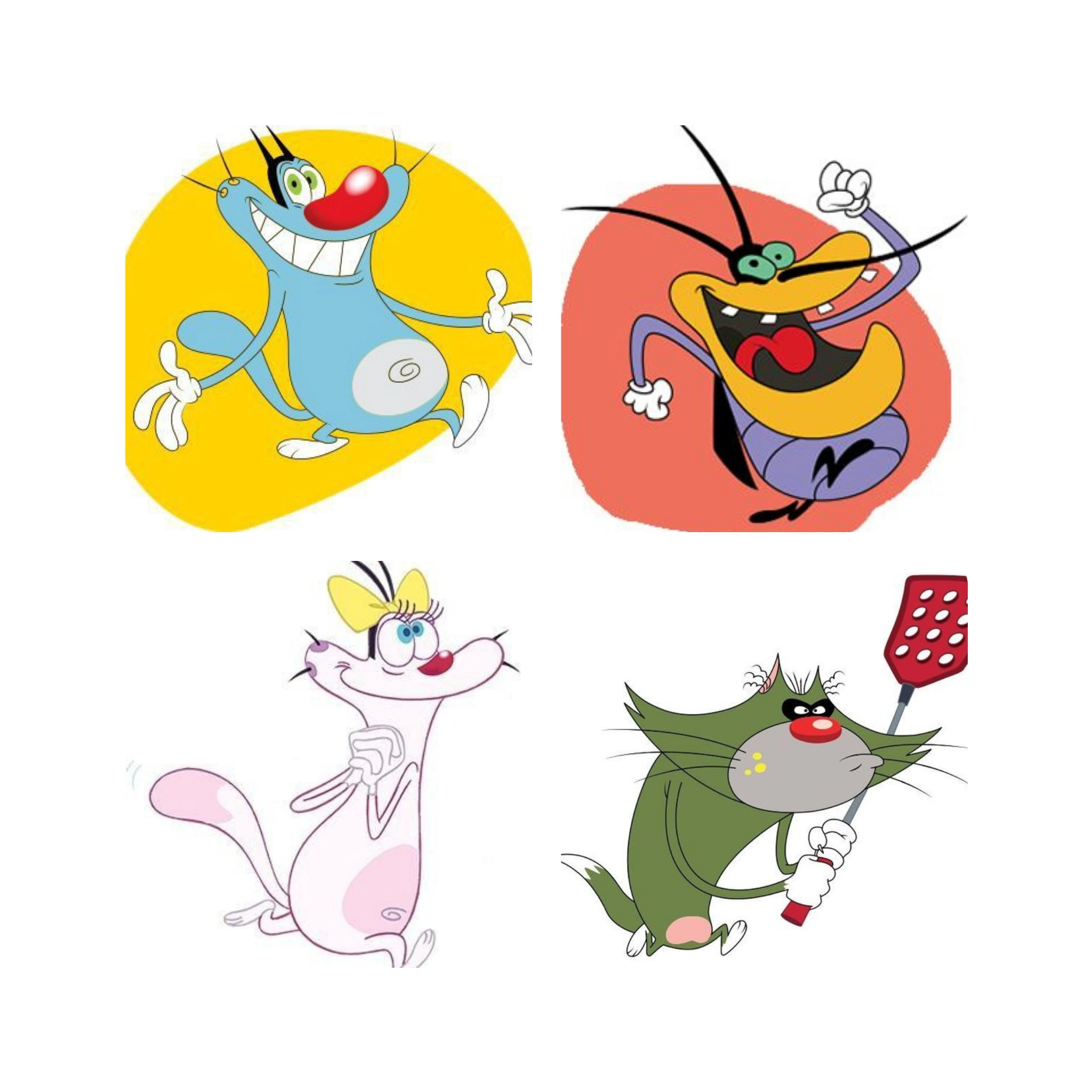 Oggy and the Cockroaches Stickers